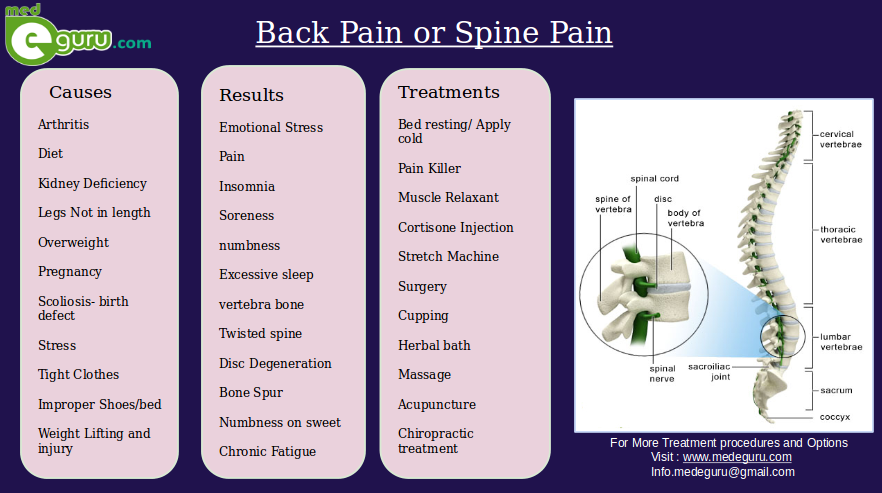 Causes Chronic Back Pain  Back Pain Specialist in Hyderabad